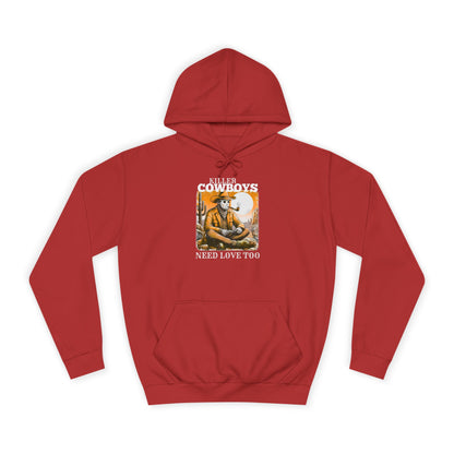 Unisex College Hoodie, Killer Cowboys
