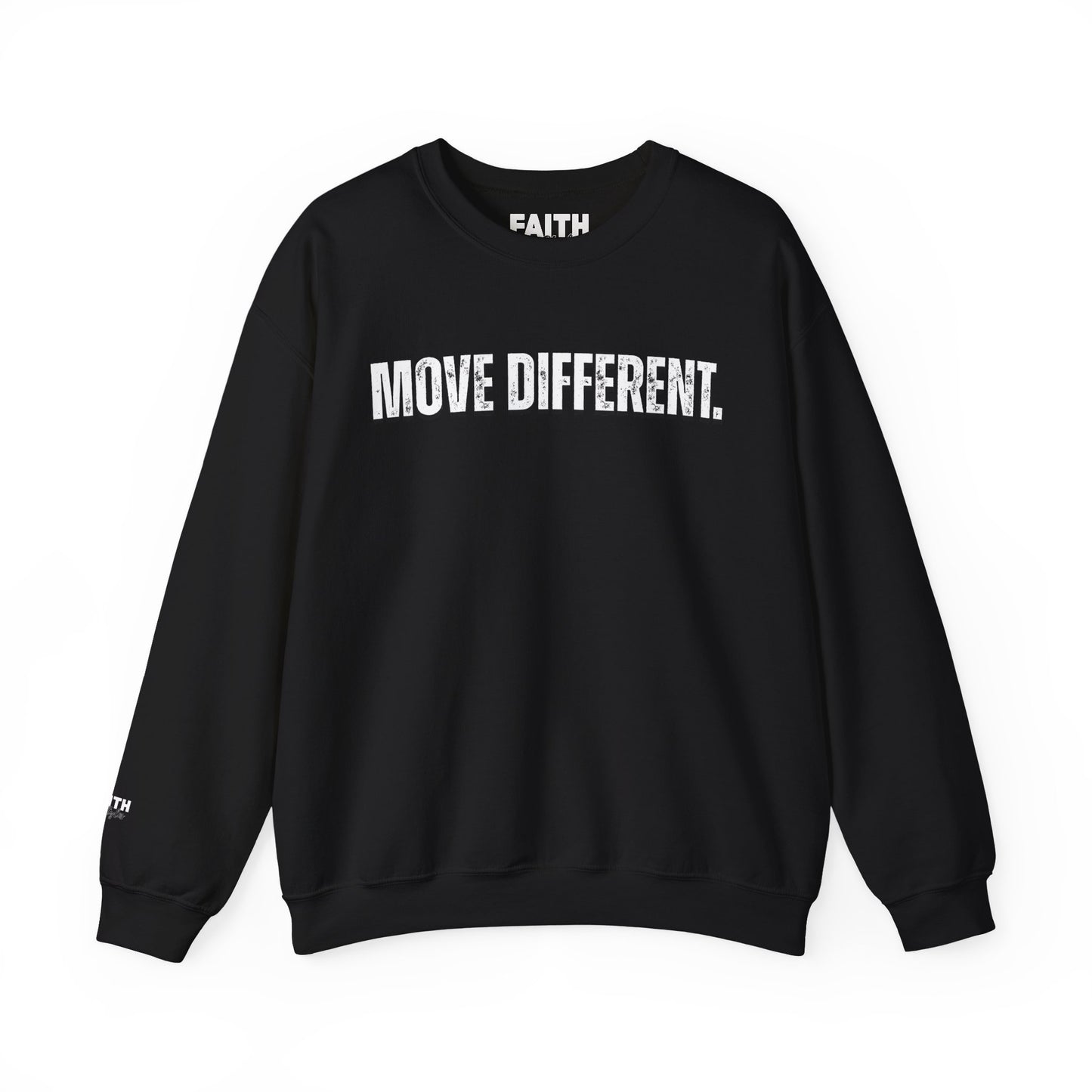 MOVE DIFFERENT. Unisex Crewneck Sweatshirt | Faith Styles®