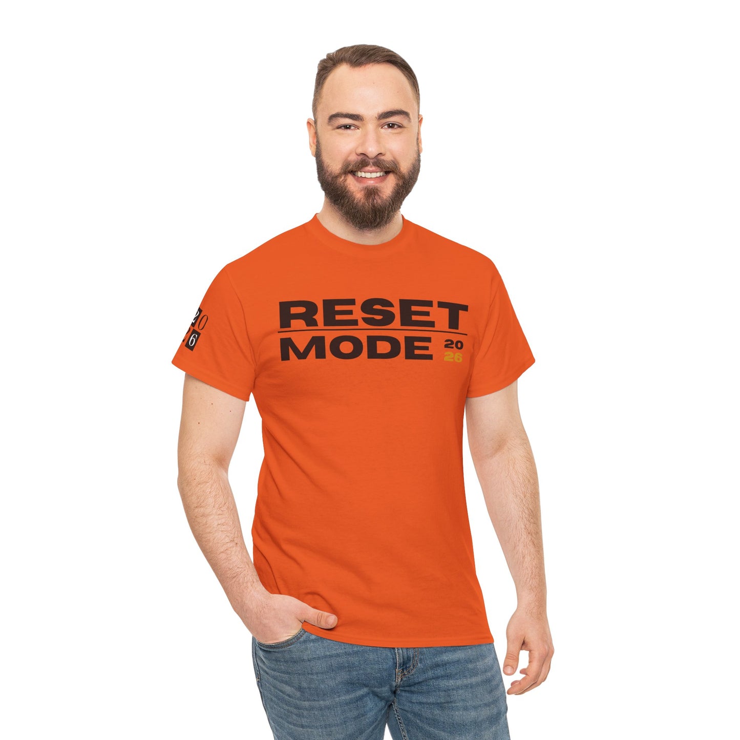 Reset Mode 2026 T-Shirt — Motivational Graphic Tee
