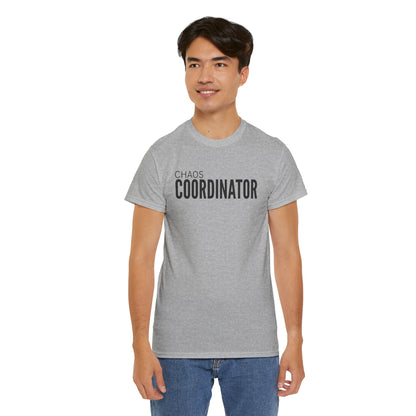Chaos Coordinator Unisex Cotton Tee, Funny T-Shirt for Moms, Gift for Event Planners, Casual Wear, Birthday Present