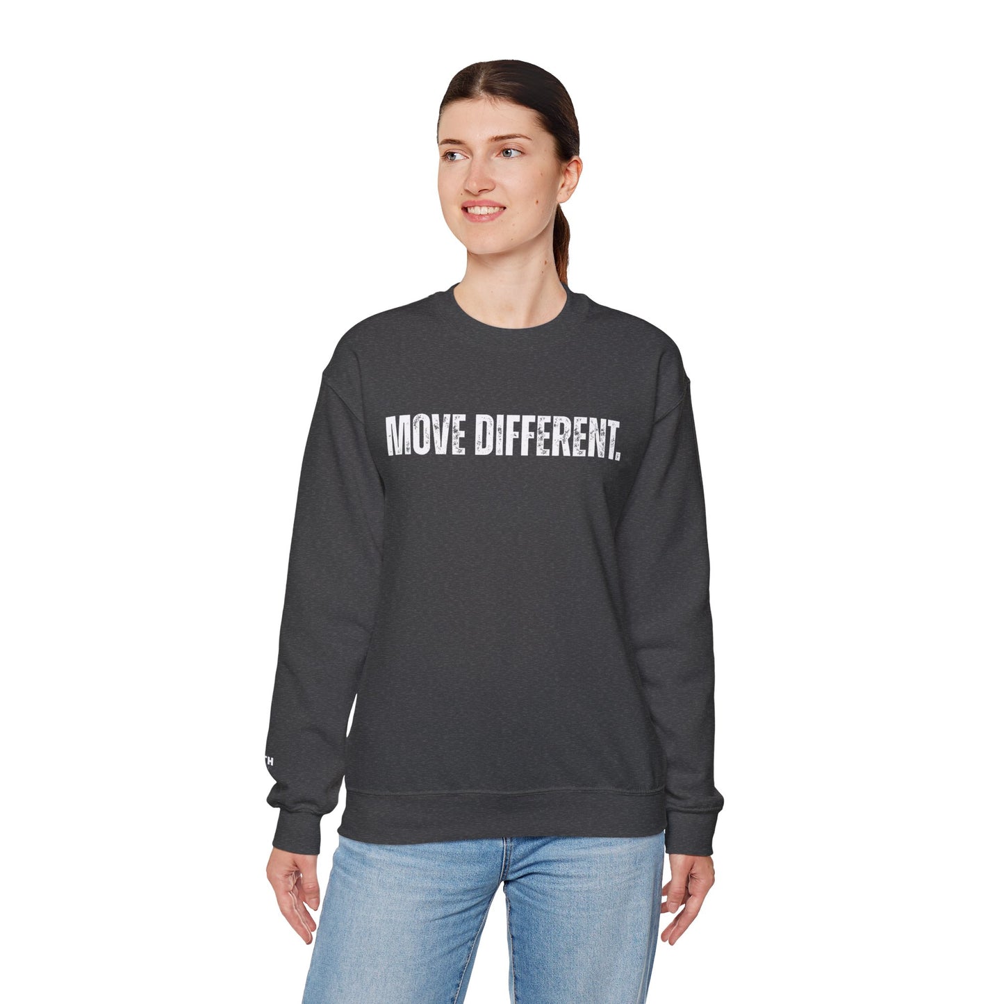MOVE DIFFERENT. Unisex Crewneck Sweatshirt | Faith Styles®