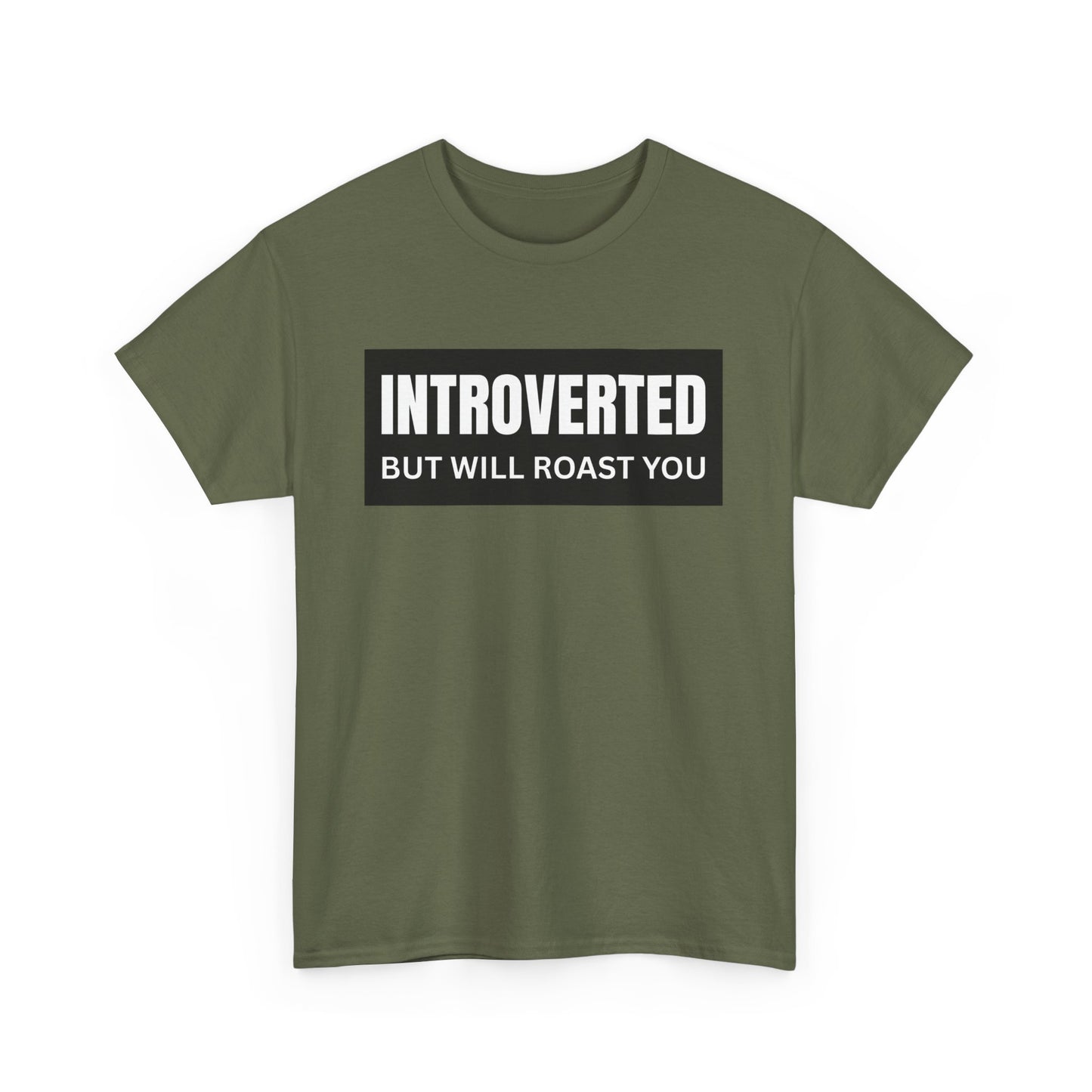 Introverted But Will Roast You Male Tee, Funny T-Shirt for Introverts, Perfect Gift for Friends, Humorous Apparel, Great for Casual [...]