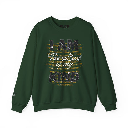 FaithStyles Unisex Heavy Blend™ Motivational Crewneck Sweatshirt - I AM The Last of my KING, Inspirational Gift for Him/Her, Cozy Fall Layer, [...]