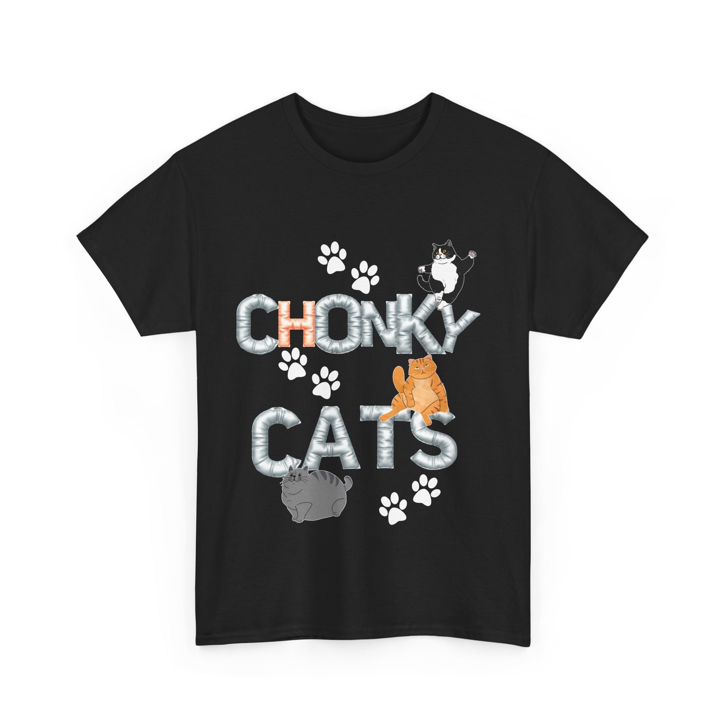 Chonk Cats Unisex Tee - Funny Pet Lovers Shirt, Cat Lover Gift, Humor Tee, Cute Animal Apparel, Gifts for Cat Owners