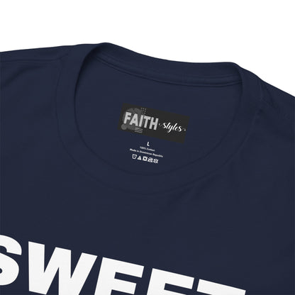 Sweet but Savage Grandma Cotton Tee | Fun Gift for Trendsetters, Everyday Wear, Birthday Party, and Casual Outings