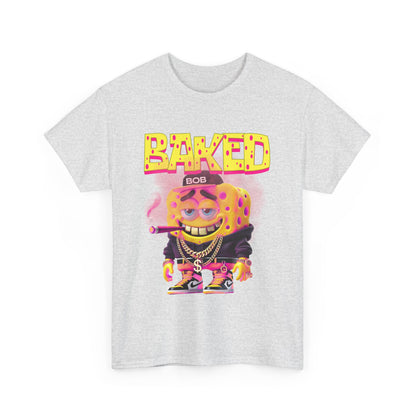 Baked Bob Unisex Heavy Cotton Tee - Fun Graphic Tee for Casual Wear