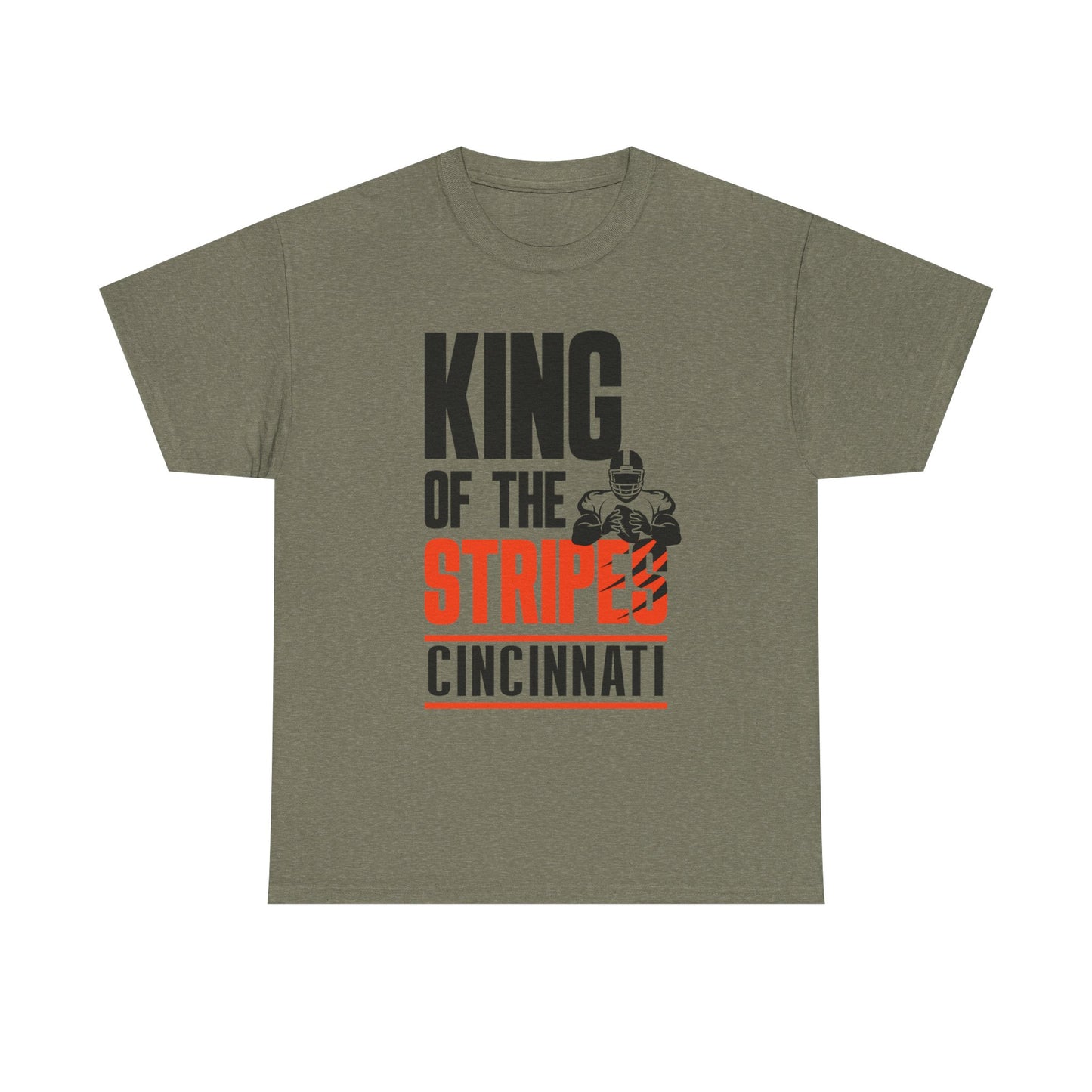 Cincinnati King of the Stripes Tee, Casual Graphic Tee, Male Cotton [...]