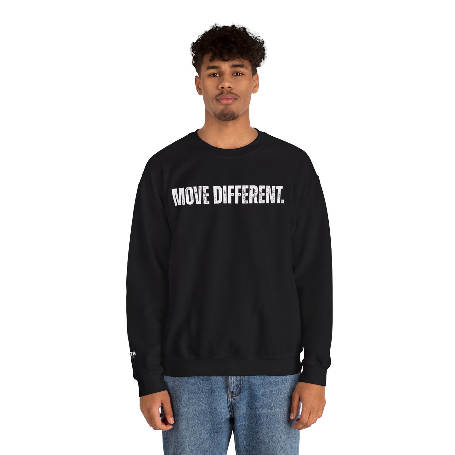 MOVE DIFFERENT. Unisex Crewneck Sweatshirt | Faith Styles®