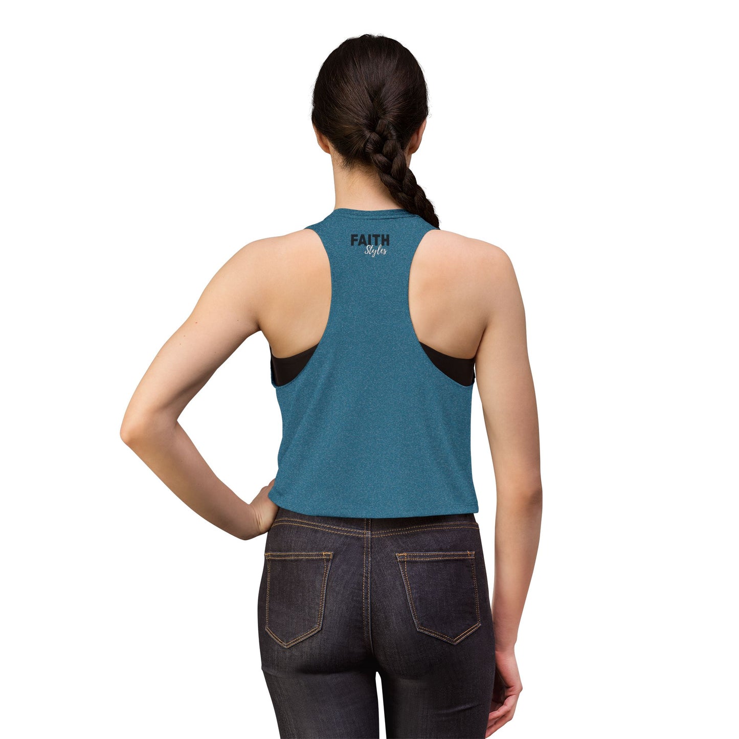 FaithStyles Bad Bitch Society Crop Top — Feminine Bold Graphic Women's Crop