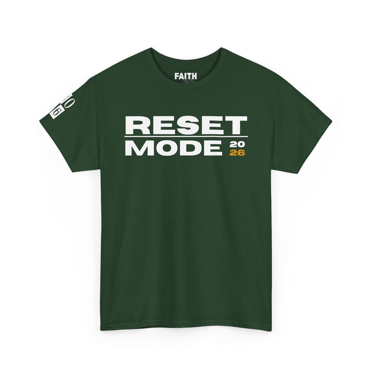 Reset Mode 2026 T-Shirt — Motivational Graphic Tee