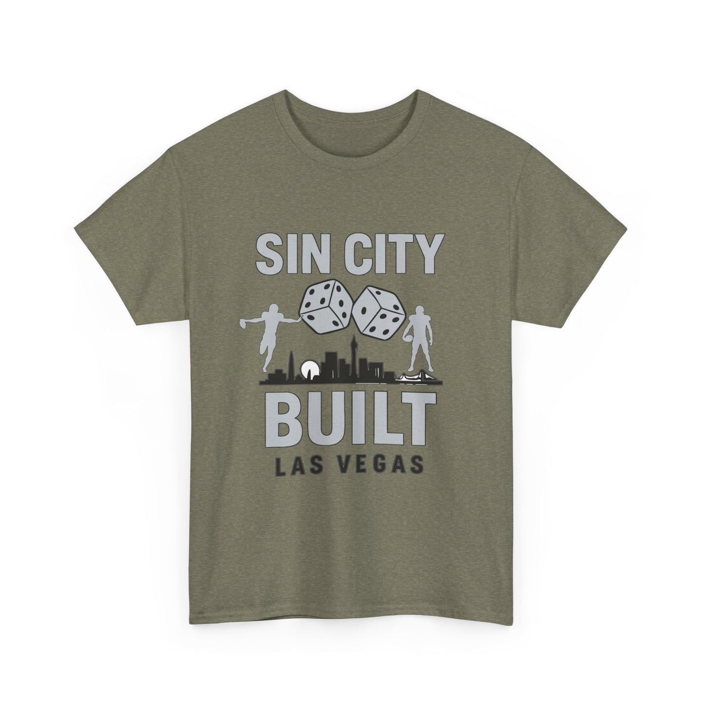 Las Vegas Built Tee, Male Cotton T-Shirt, Sin City Apparel, Casino Lover [...]