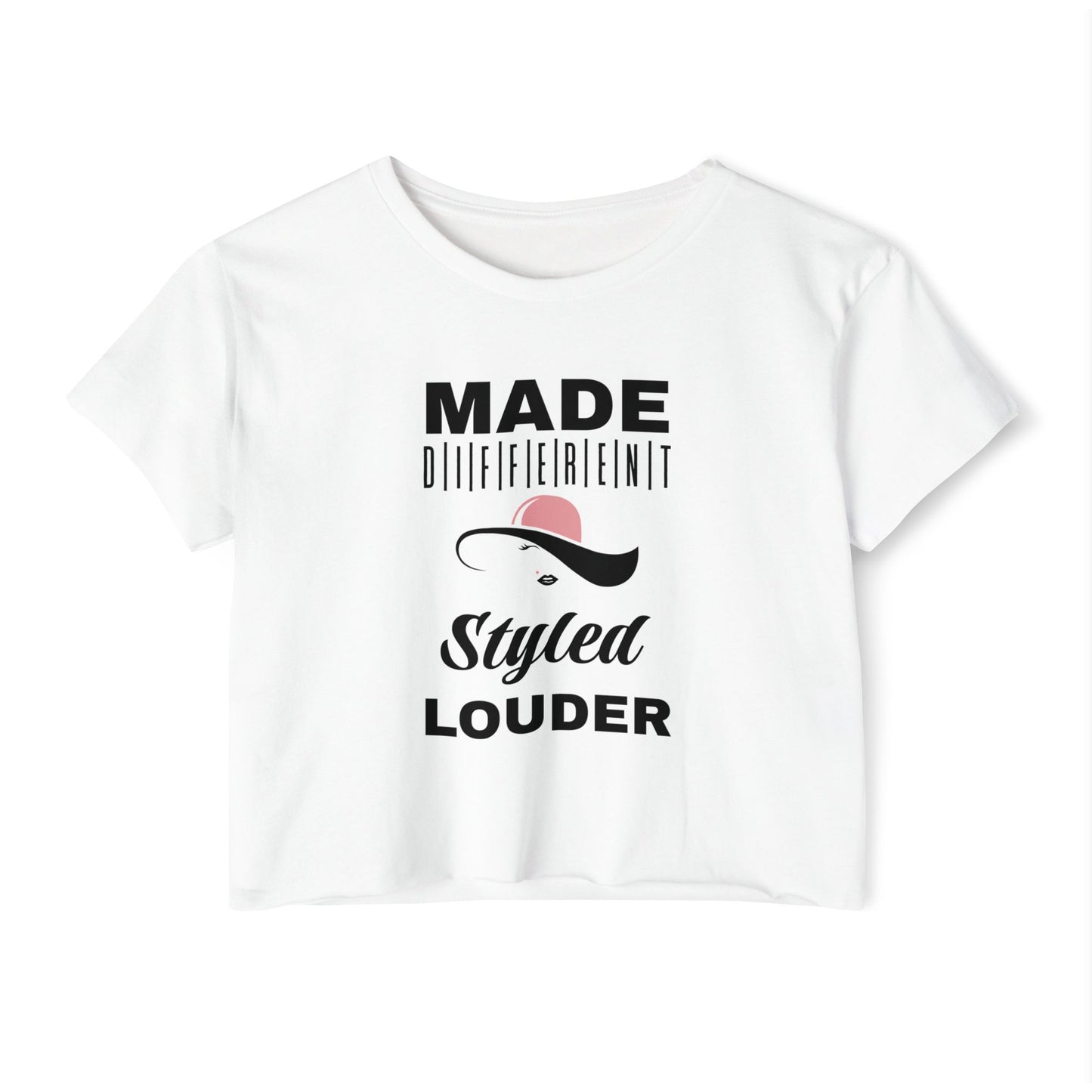 Made Different Women's Festival Crop Top - Boho Chic, Summer Vibes, Music Festival Shirt, Casual Wear, Gift for Her