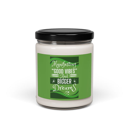 "MANIFESTING GOOD VIBES" Scented Soy Candle, 9oz
