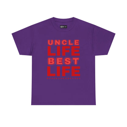Uncle Life Best Life Tee | Funny Uncle T-Shirt, Gift for Uncle, Family Reunion Shirt, Birthday Gift, Casual Wear