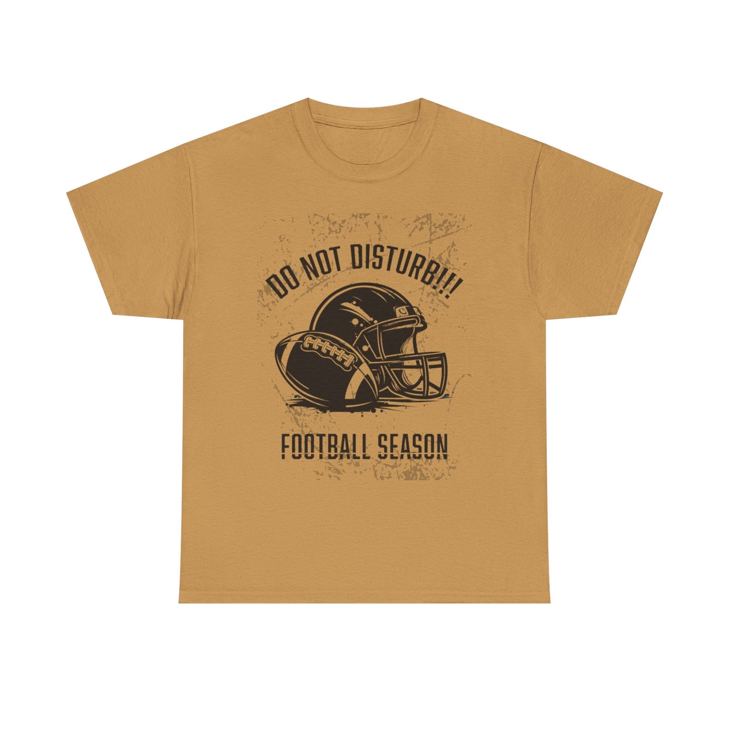 Football Season Do Not Disturb Tee, Male's Cotton Shirt, Sports Fan Gift, Game Day Apparel, Casual Wear, Football Lovers