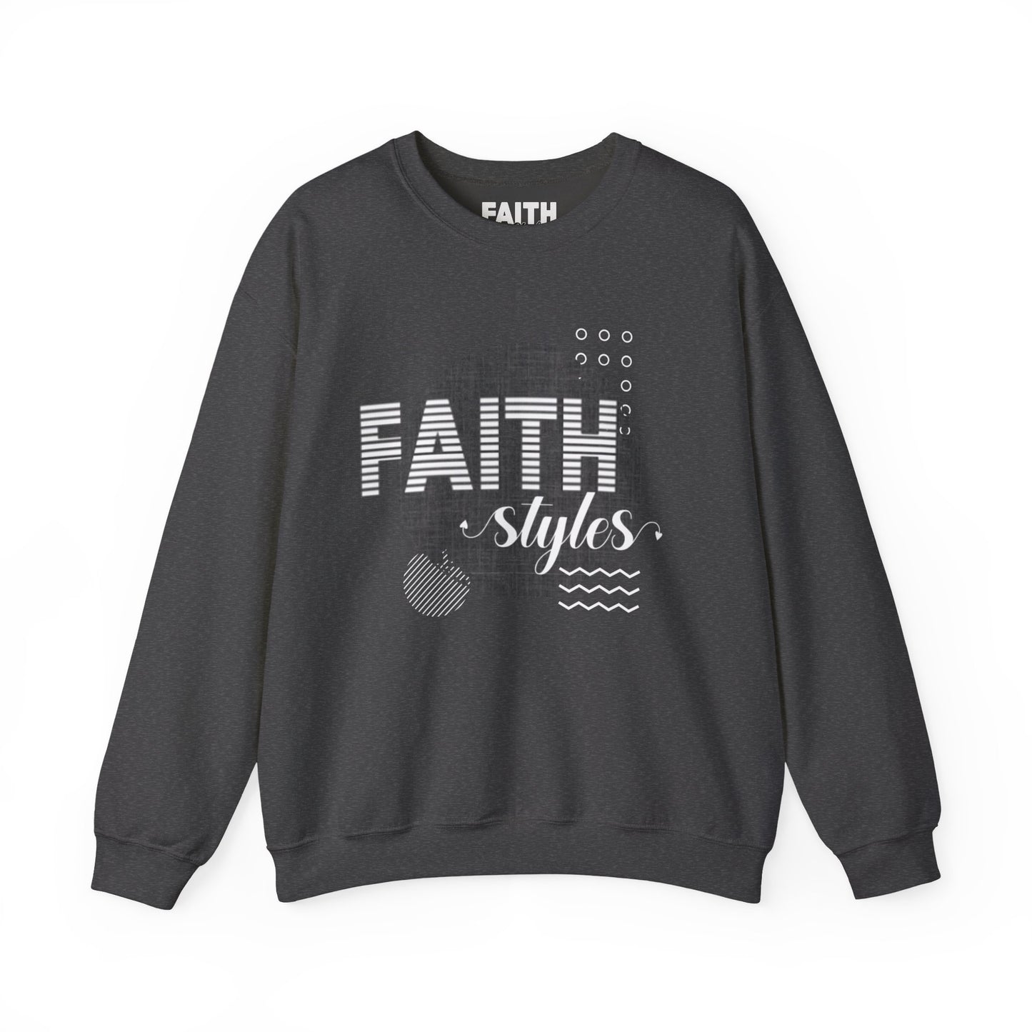 Faith Styles Unisex Heavy Blend™ Crewneck Sweatshirt - Cozy Spiritual Apparel for Everyday Wear, Gift for Friends, Comfort