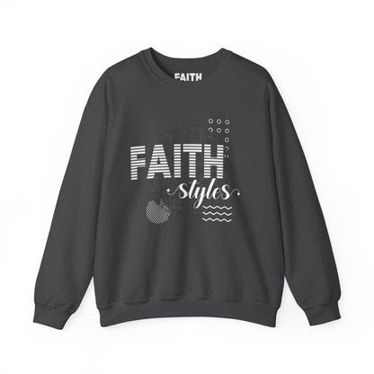 Faith Styles Unisex Heavy Blend™ Crewneck Sweatshirt - Cozy Spiritual Apparel for Everyday Wear, Gift for Friends, Comfort