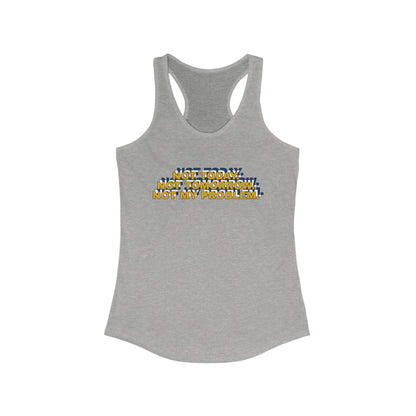 Women's Motivational Racerback Tank, Inspirational Workout Top, Fitness Apparel, Gym Shirt, Summer Workout Gear