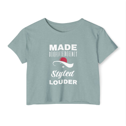 Made Different Women's Festival Crop Top - Boho Chic, Summer Vibes, Music Festival Shirt, Casual Wear, Gift for Her