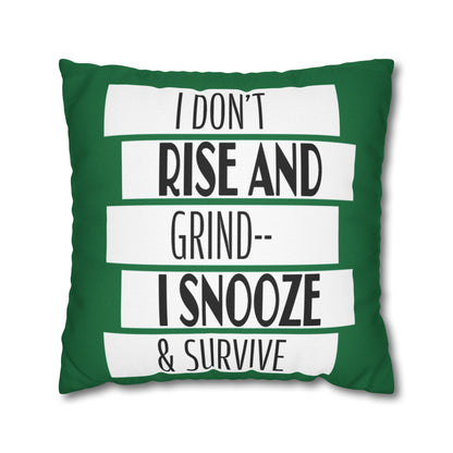 Cozy Motivational Pillowcase - Perfect for Home Decor, Gifts, Bedroom Accent, Self-Care, Relaxation