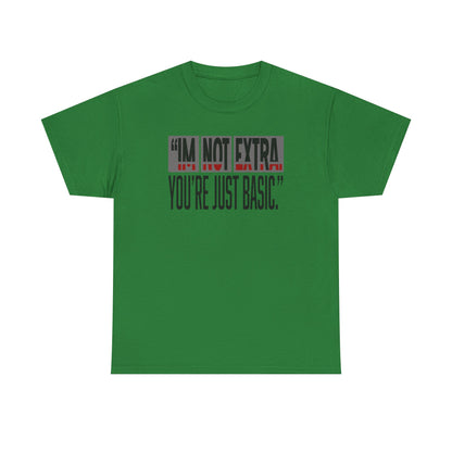 Funny Quote Male Heavy Cotton Tee, Casual T-Shirt for Everyday Wear, Gift for Friends, Birthday Gift, Trendy Statement Shirt