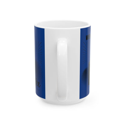 FaithStyles Ceramic Mug — "When Life Happens" Green Coffee Mug