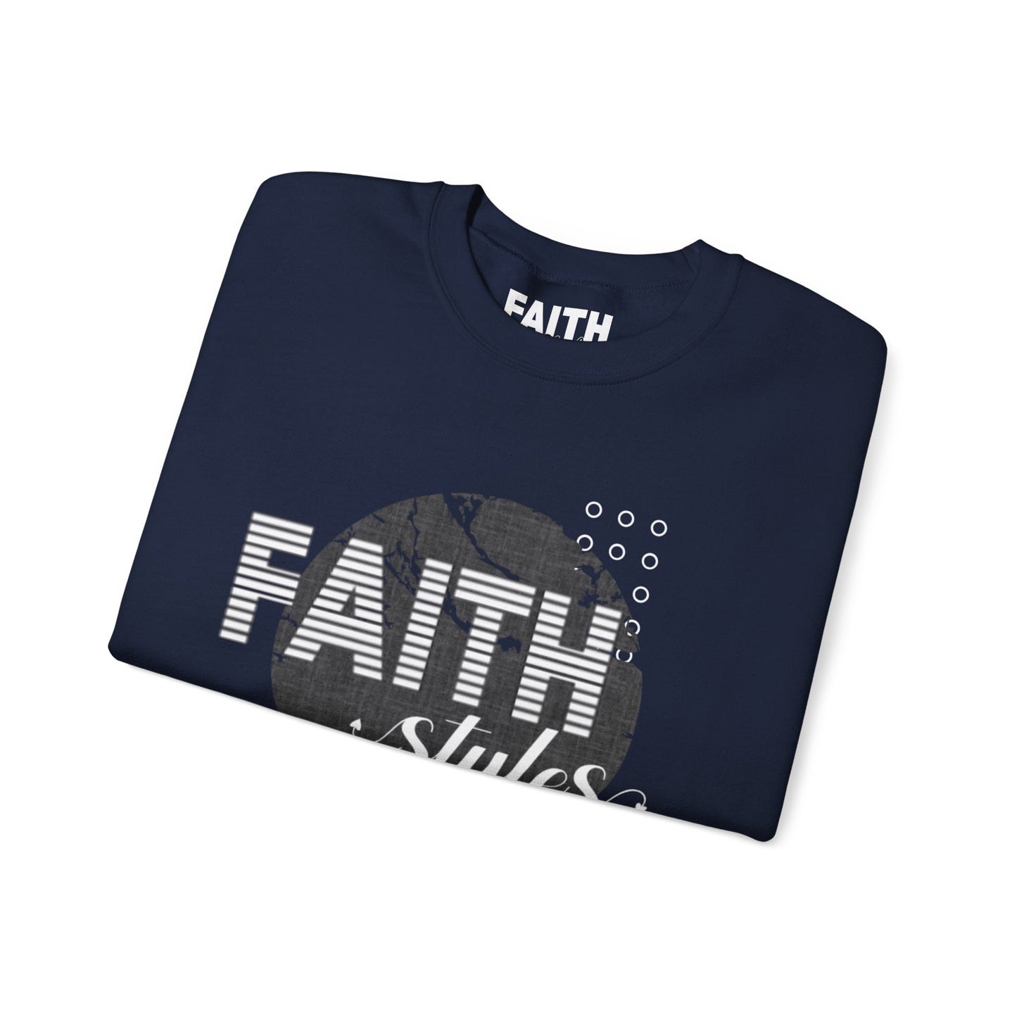 Faith Styles Unisex Heavy Blend™ Crewneck Sweatshirt - Cozy Spiritual Apparel for Everyday Wear, Gift for Friends, Comfort