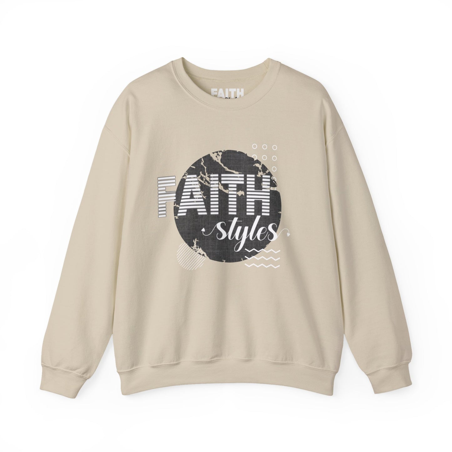 Faith Styles Unisex Heavy Blend™ Crewneck Sweatshirt - Cozy Spiritual Apparel for Everyday Wear, Gift for Friends, Comfort
