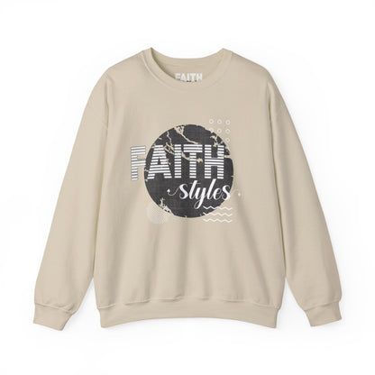Faith Styles Unisex Heavy Blend™ Crewneck Sweatshirt - Cozy Spiritual Apparel for Everyday Wear, Gift for Friends, Comfort