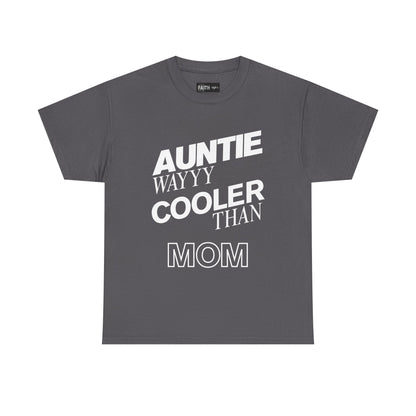 Cool Aunt Unisex Tee - Perfect Gift for Auntie, Family Gatherings, Fun Casual Wear, Birthday Celebration, Mother's Day