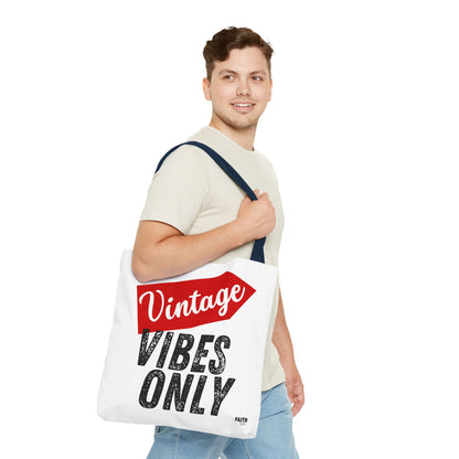 FaithStyles Vintage Vibes Only Tote Bag