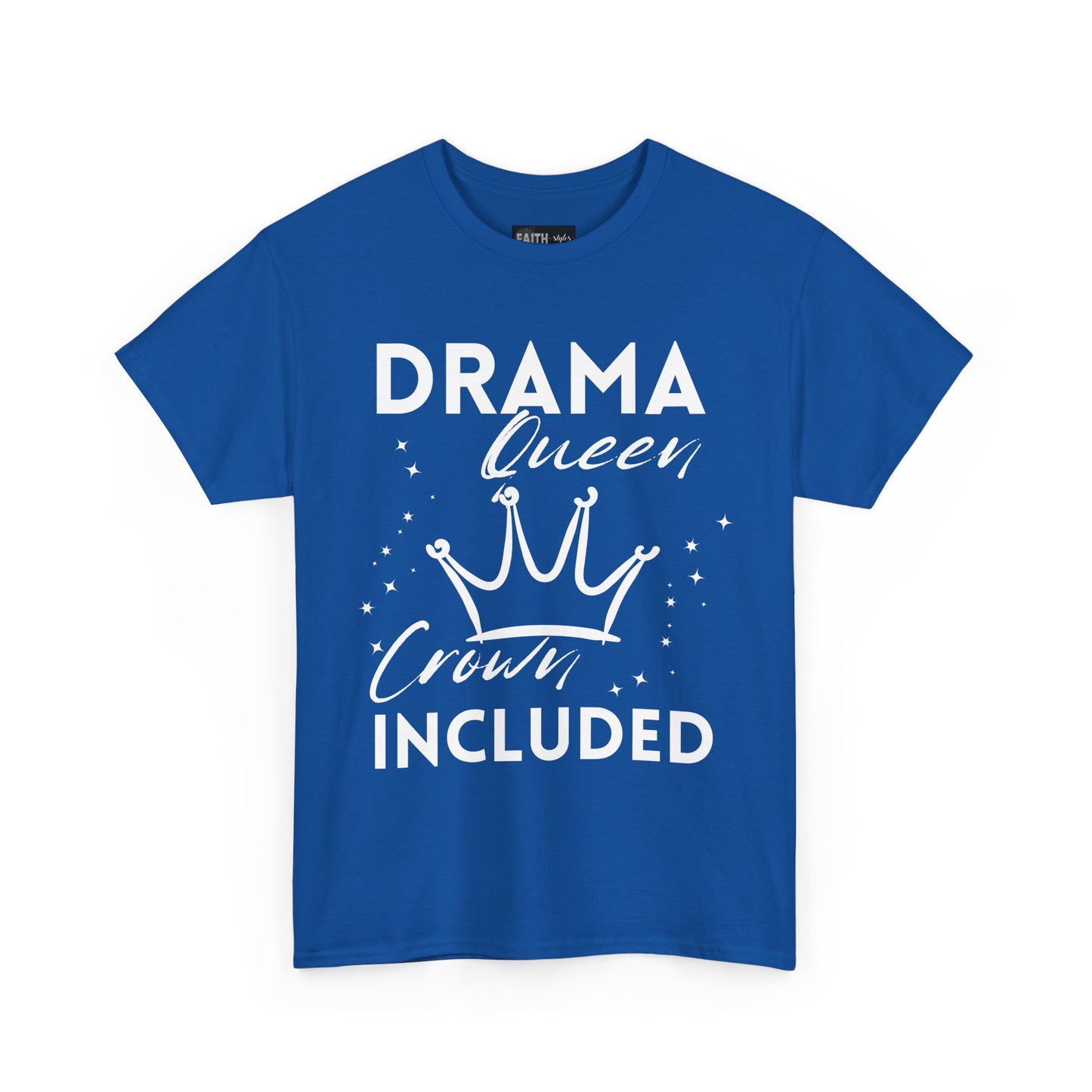 Drama Queen Cotton Tee - Empowering T-Shirt, Gift for Her, Casual Wear, Birthday Celebration, Statement Top