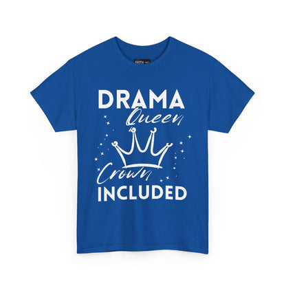 Drama Queen Cotton Tee - Empowering T-Shirt, Gift for Her, Casual Wear, Birthday Celebration, Statement Top