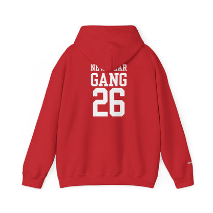 New Year Gang 26 Hoodie — Varsity Style Graphic Pullover