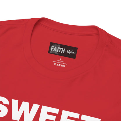 Sweet but Savage Grandma Cotton Tee | Fun Gift for Trendsetters, Everyday Wear, Birthday Party, and Casual Outings