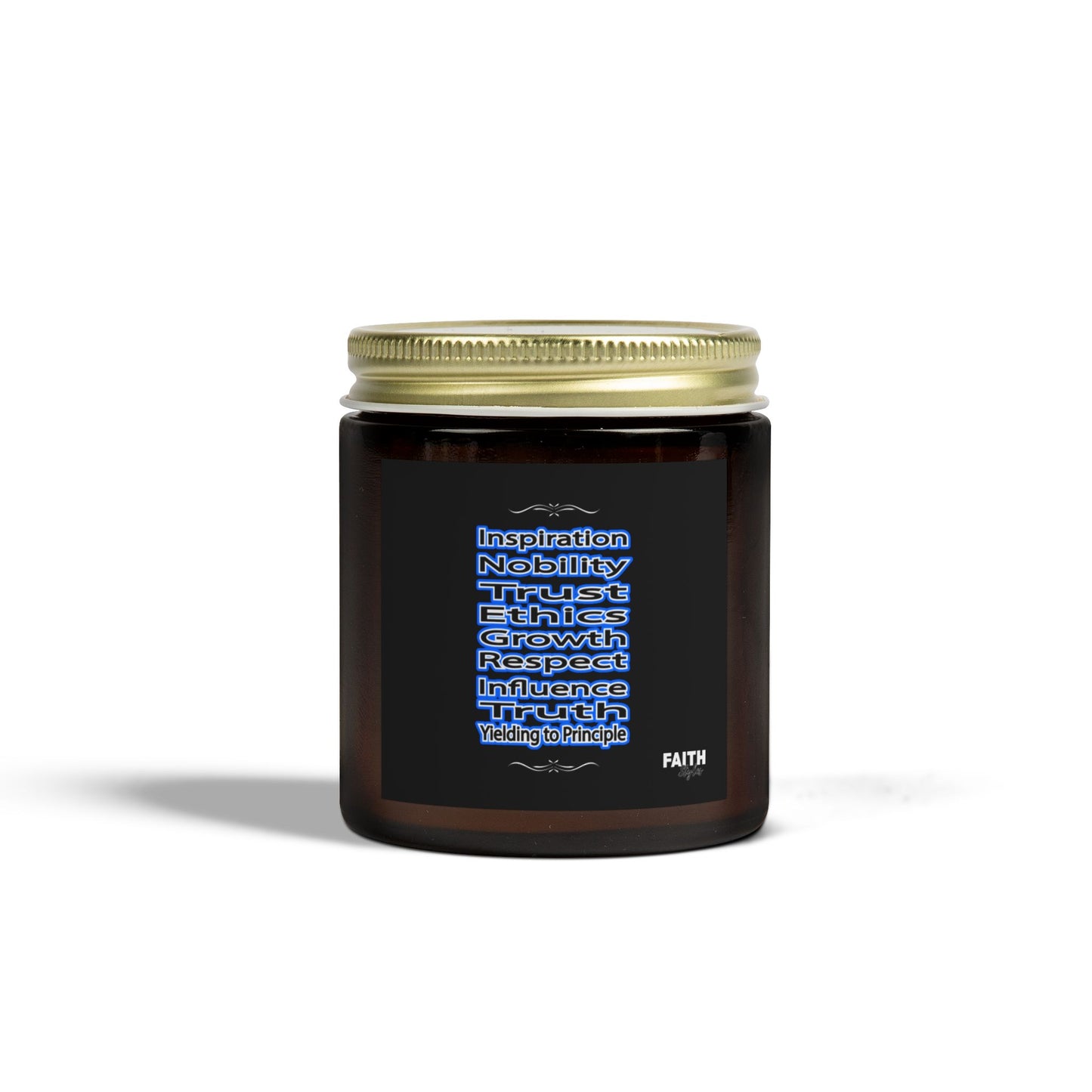 FaithStyles "INSPIRATION" Scented Wax Candles, Coconut Apricot Wax (4oz, 9oz)