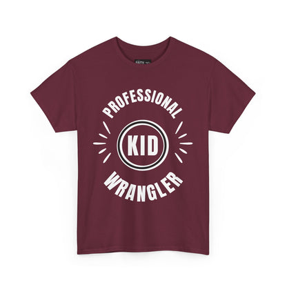 Professional Kid Wrangler T-Shirt, Fun Parenting Tee, Family Event Shirt, Gift for Moms & Dads, Kids Activities Apparel