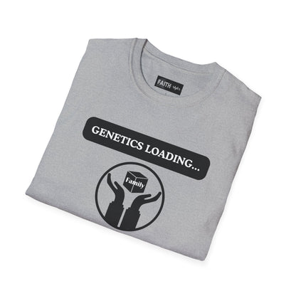 Genetics Loading T-Shirt, Funny Genetics Tee, Gift for Science Lovers, Unisex Humor Shirt, Casual Wear for Every Occasion