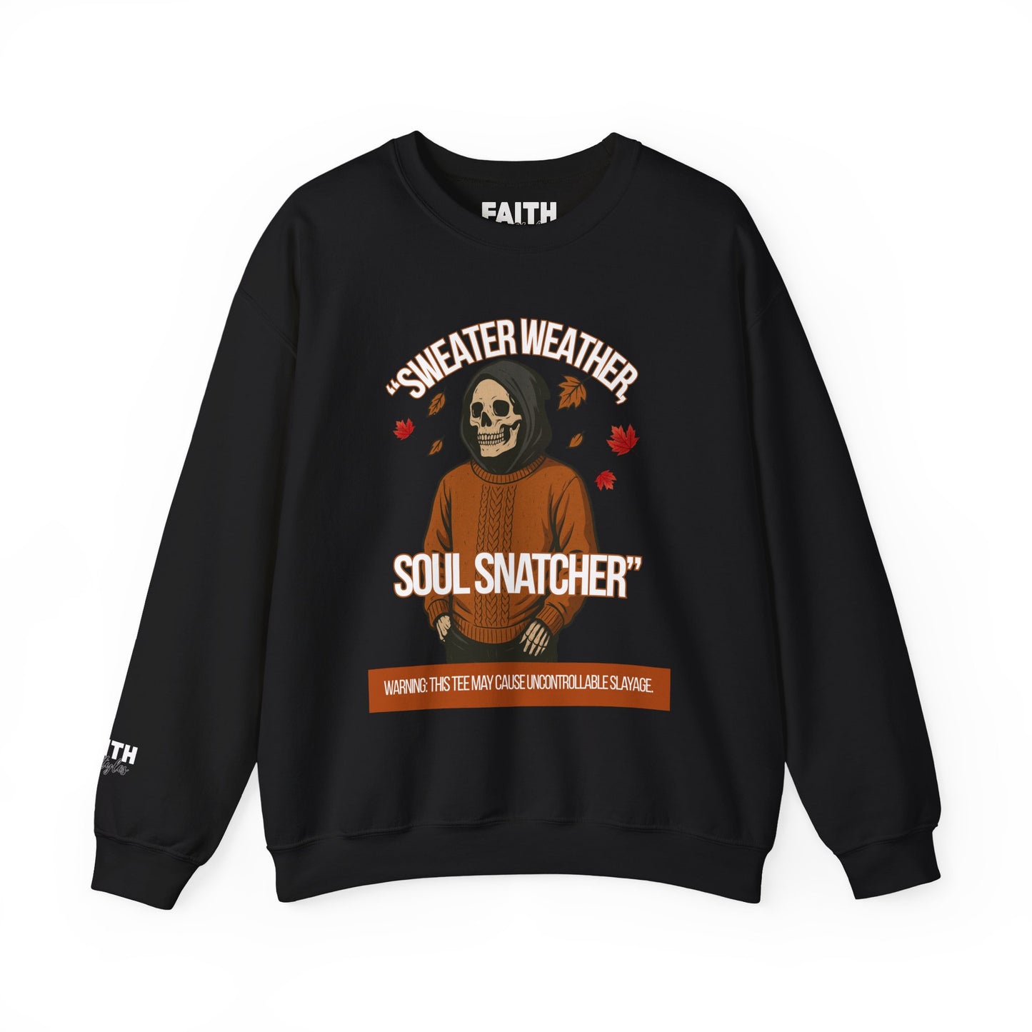 Soul Snatcher Crewneck Sweatshirt - Cozy Unisex Fall Apparel, Halloween Gift, Casual Streetwear, Autumn Fashion
