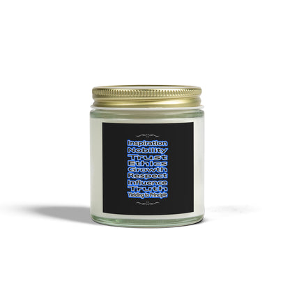 "INSPIRATION" Scented Candles, Coconut Apricot Wax (4oz, 9oz)