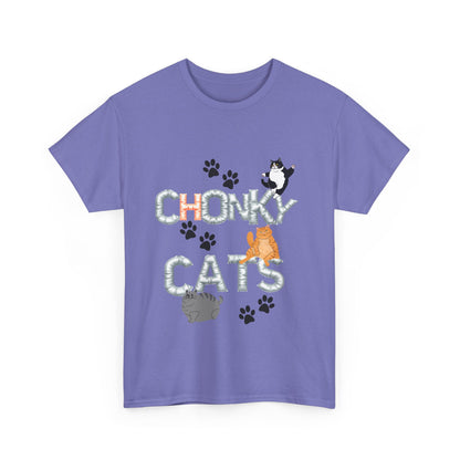 Chonk Cats Unisex Tee - Funny Pet Lovers Shirt, Cat Lover Gift, Humor Tee, Cute Animal Apparel, Gifts for Cat Owners
