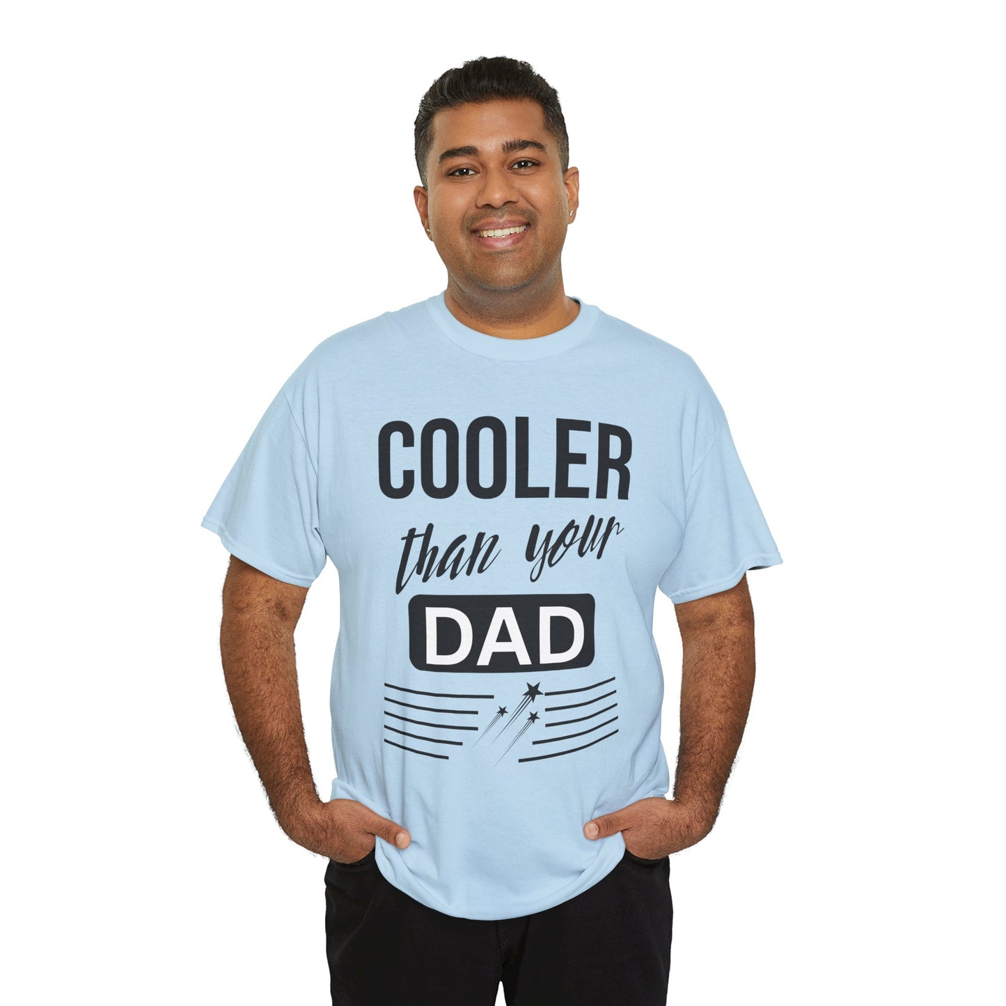 Cooler Than Your Dad Tee - Funny Gift for Dads, Unisex Cotton T-Shirt, Father's Day, Birthday, Casual Wear, Gift for Him, Dad Humor