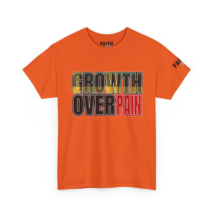 FaithStyles Growth Over Pain T‑Shirt — Motivational Graphic Tee