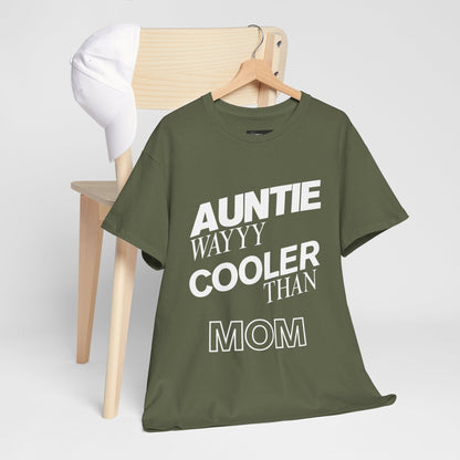 Cool Aunt Unisex Tee - Perfect Gift for Auntie, Family Gatherings, Fun Casual Wear, Birthday Celebration, Mother's Day