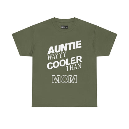 Cool Aunt Unisex Tee - Perfect Gift for Auntie, Family Gatherings, Fun Casual Wear, Birthday Celebration, Mother's Day