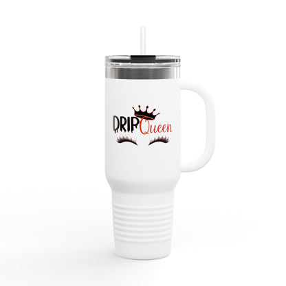 Stylish Insulated Travel Mug - Perfect for Queen of Drinks | Cute Gift for Coffee Lovers, Travel Mug, Drip Queen, 40oz Mug, Trendy [...]