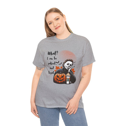 Halloween Graphic Tee, Unisex Cotton T-Shirt, Spooky Autumn Wear, Halloween Costume Top, Funny Horror Shirt