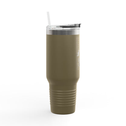 Insulated Travel Mug, 40oz-PAWSITIVE VIBES ONLY