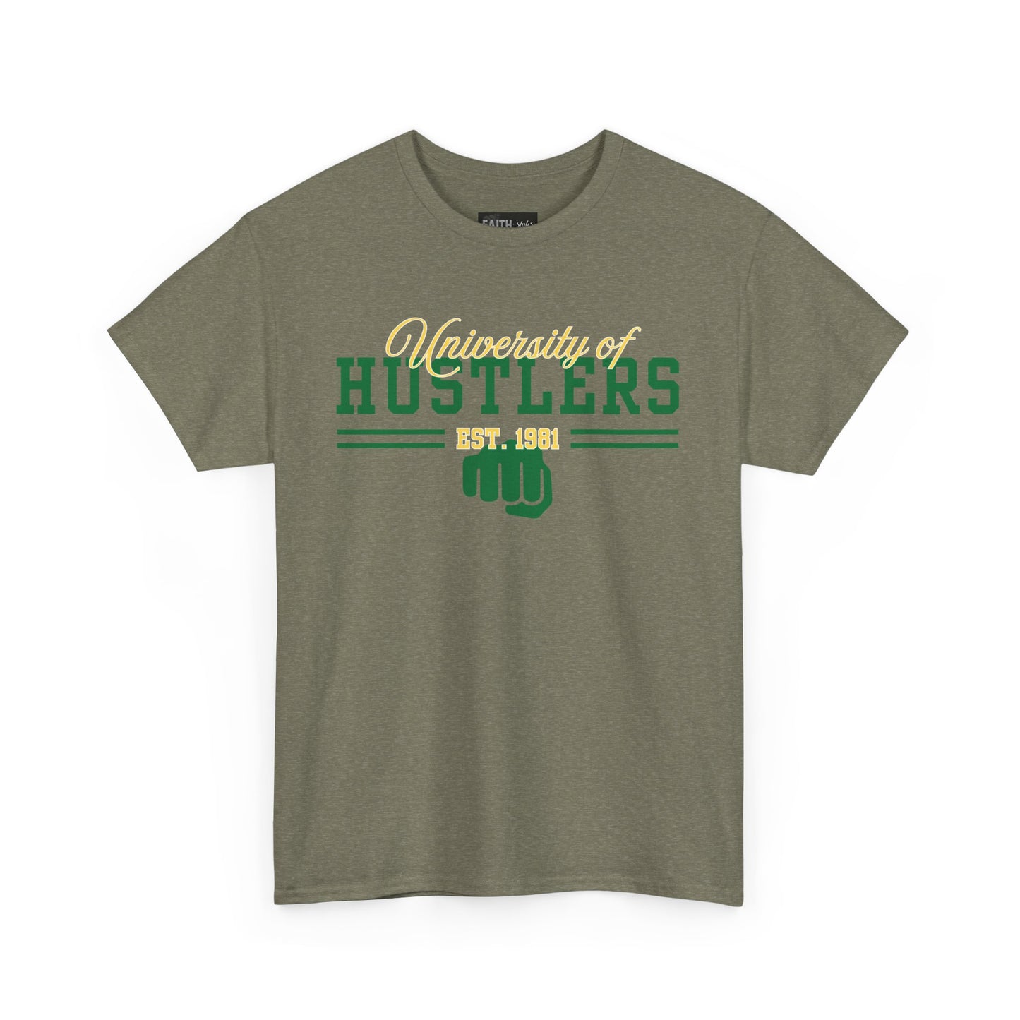 Hustlers Unisex Heavy Cotton Tee - Casual Style, Streetwear, Graphic Tee, Gift for Entrepreneurs, Cool Summer Shirt