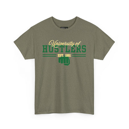 Hustlers Unisex Heavy Cotton Tee - Casual Style, Streetwear, Graphic Tee, Gift for Entrepreneurs, Cool Summer Shirt